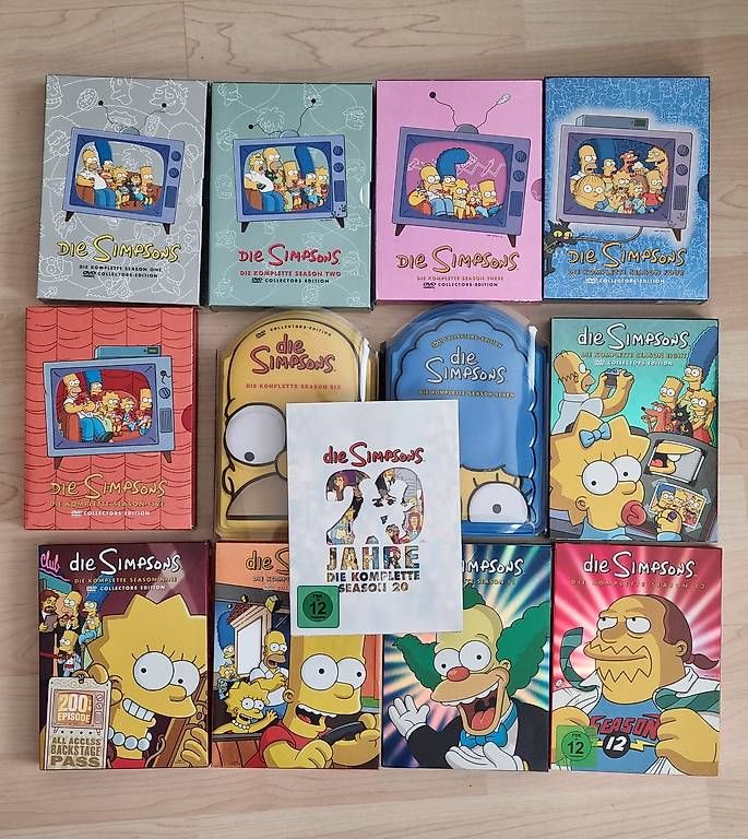 Tutti i DVDs: Simpsons Staffel 1-12 & 20 DVD – Usato da Pratteln venduto da heinz321