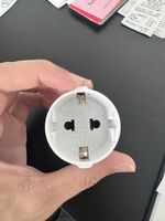 Reisestecker Swiss to EU Adapter white Steffens