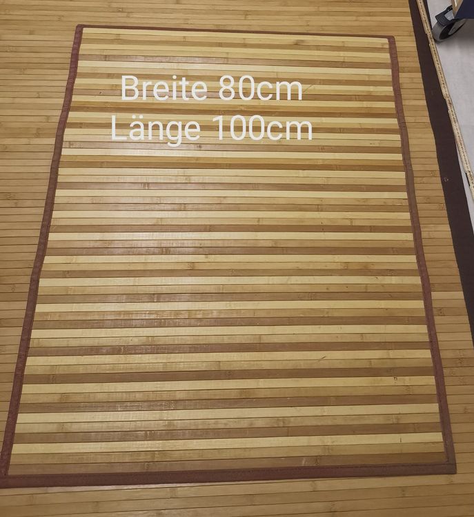 Teppich auf Holzteppich | Ricardo Kaufen Bambus