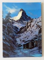 Zermatt, Wintermorgen an der Vispa, Matterhorn