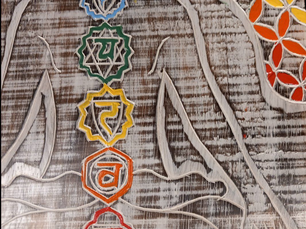 Pareti & Soffitti: Yoga Chakra Wandpanel, Handarbeit – Usato da Hünenberg venduto da Restwert_Zug 4