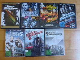 The Fast & Furious 1-7 (7-DVD's)