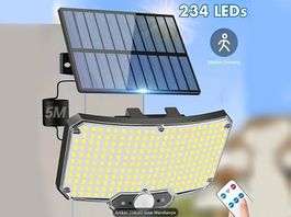 234 LED Solar-Außenleuchte