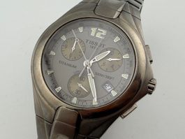 TISSOT chrono montre homme en titane 40mm
