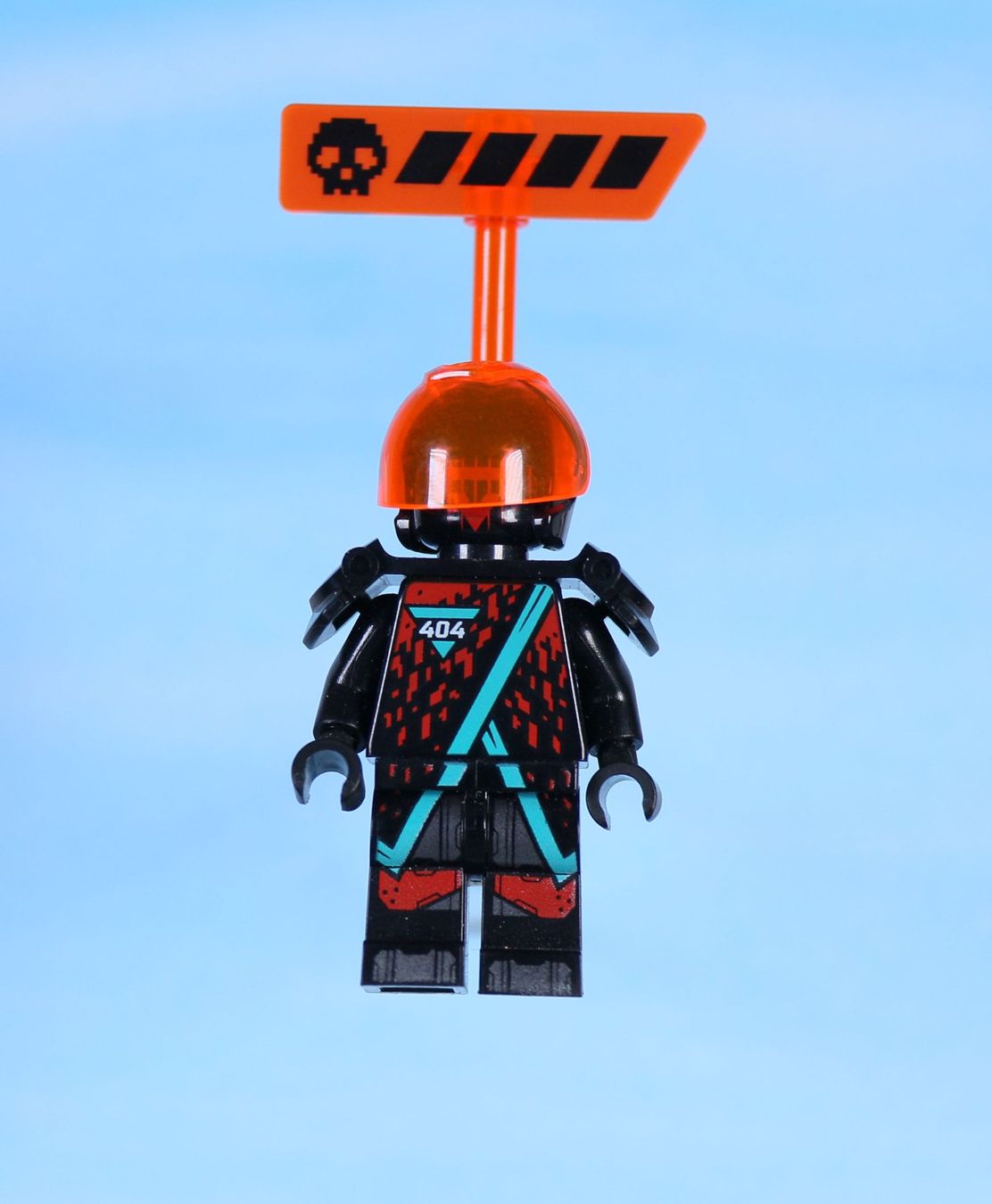 Lego Giocattoli: LEGO Minifigur Ninjago Red Visor, 404 Torso – Usato da Hettlingen venduto da Scholi99