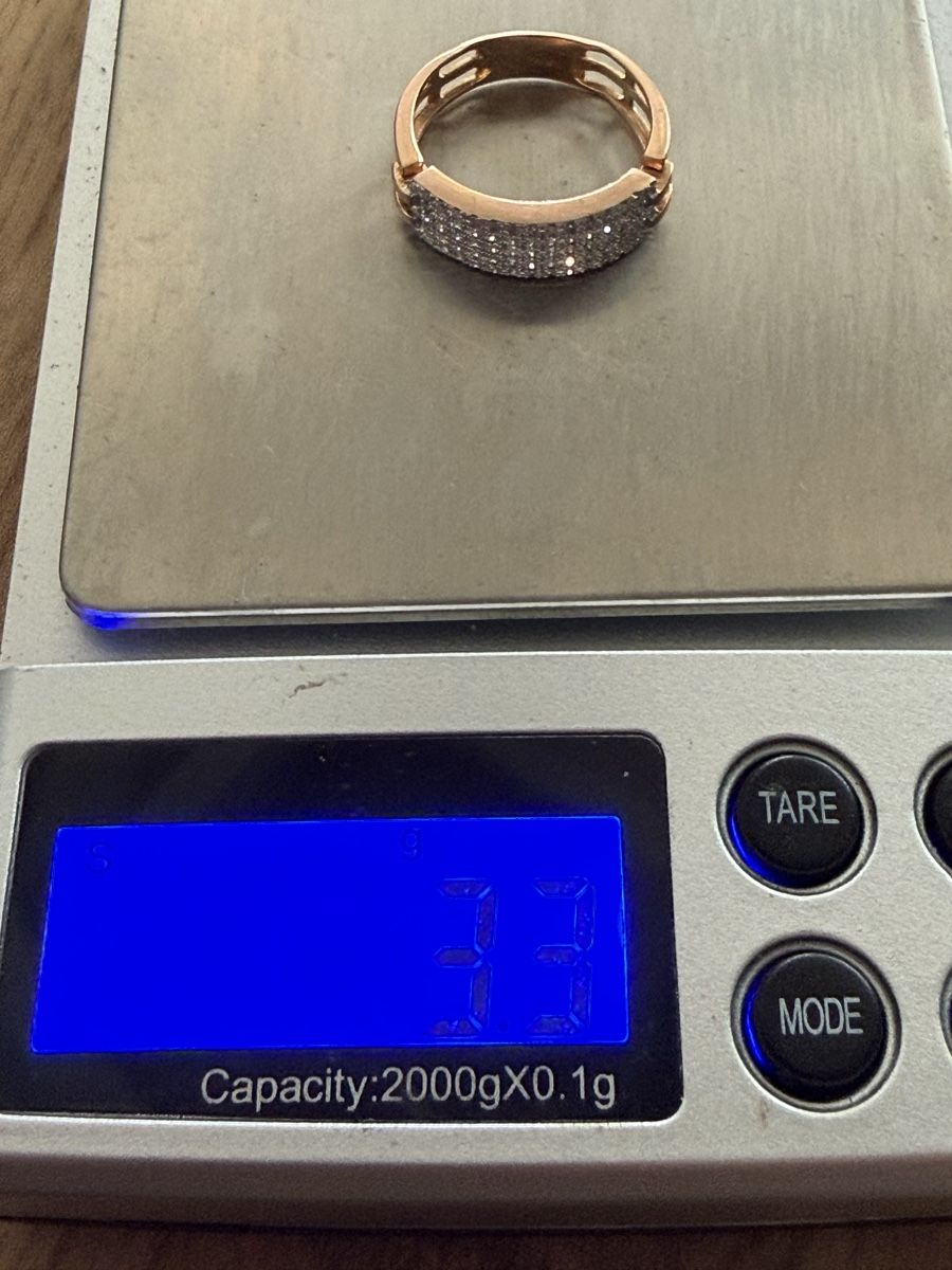 Ringe: 585 Goldring Roségold mit echten Diamanten – Gebraucht aus Studen BE von yvhe 4