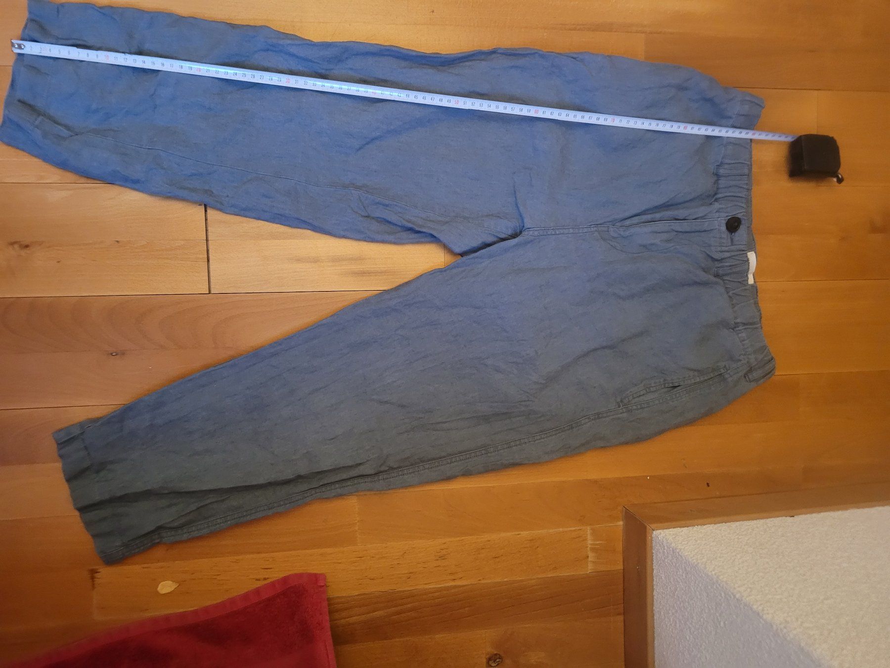 Sezane Hosen: Sezane Leinenhose blau M – Gebraucht aus Zürich von reborn92