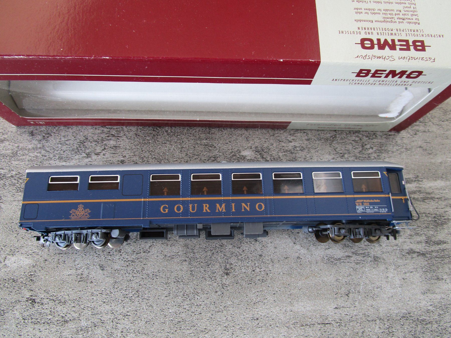 Bemo Modelleisenbahnen: Wagon Bemo Hom Gourmino – Neu und originalverpackt aus Lutry von Momo1095