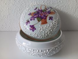R. MONTIGNY & CIE LIMOGES Bonbonnière / Deckeldose
