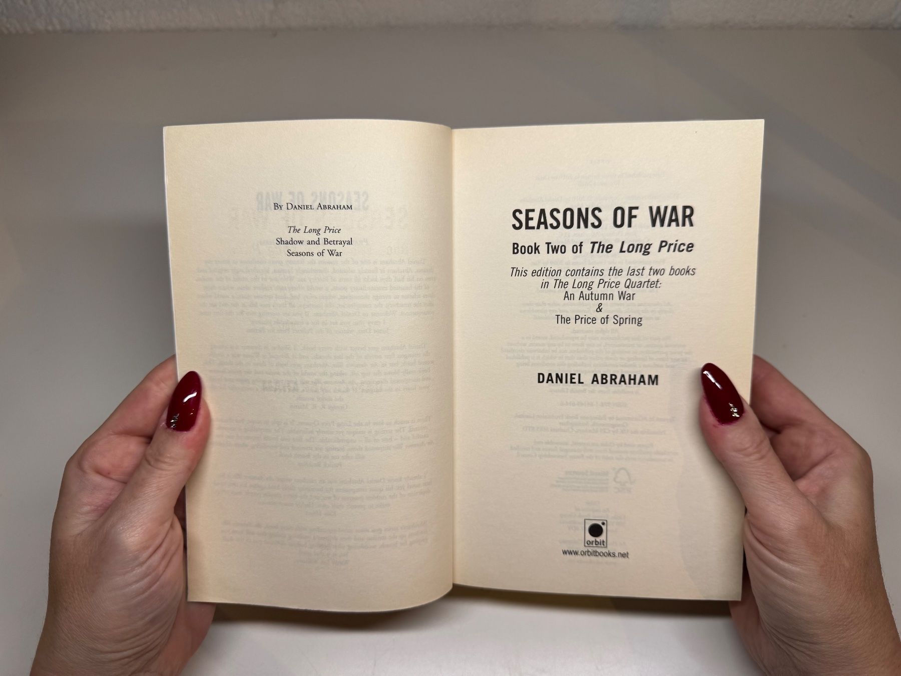 Libri: NOVEL: Daniel Abraham, Seasons of war – Usato da Grosswangen venduto da English_books 2