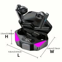 Gaming-Ohrhörer TWS mit LED-Anzeige, mit Mikrofon
