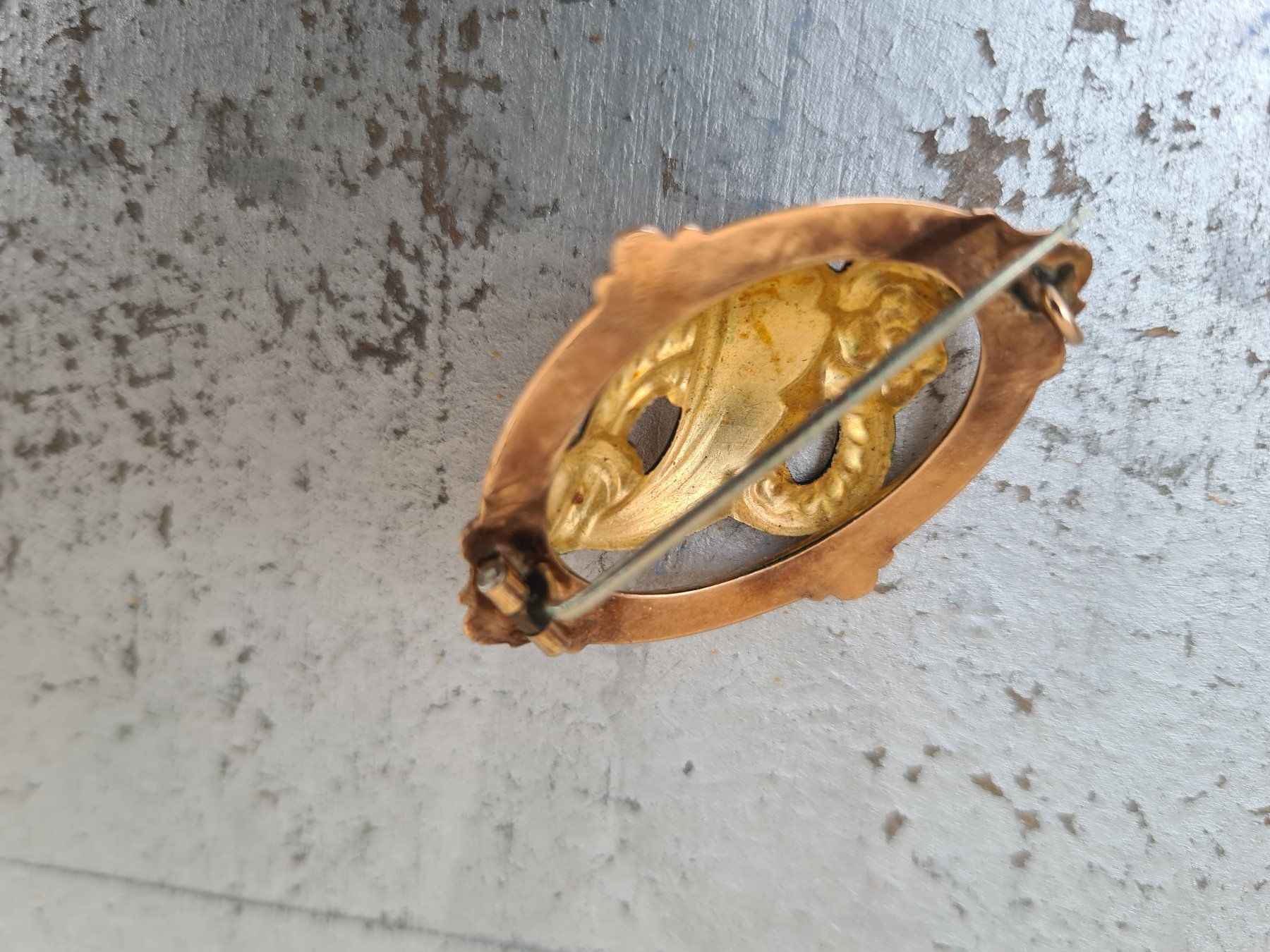 Broschen & Nadeln: Modeschmuck vintage double, Brosche Nr. 5 – Gebraucht aus Romanshorn von Rachacha 3
