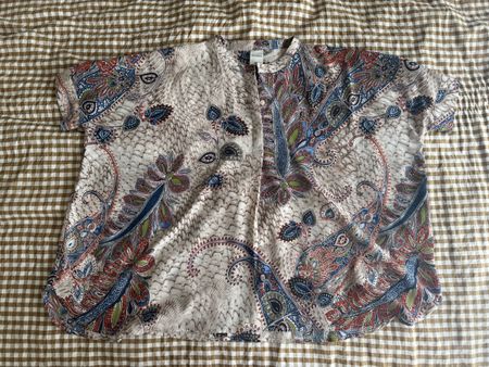 ONLY Bluse Tunika Paisley Muster Grösse 34 Damen