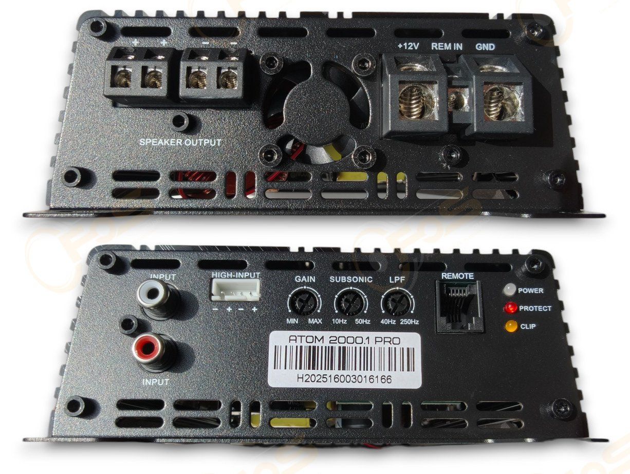 Amplificatori: Amplificateur 1 canal - Deaf Bonce ATOM2000.1 Pro – Nuovo e nell'imballaggio originale da Corcelles-près-Payerne venduto da FactoryofSound 2