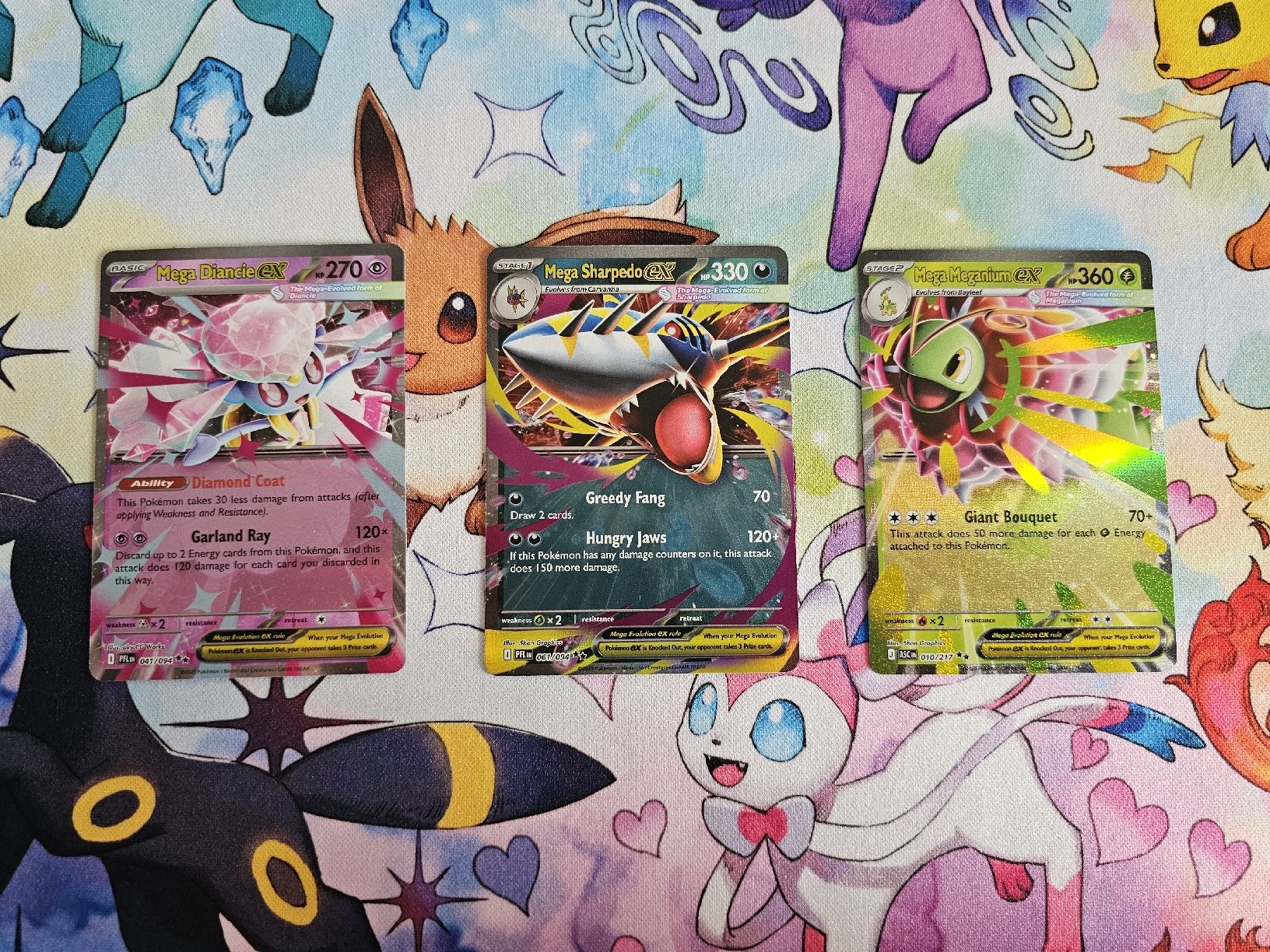 Pokémon Carte collezionabili: 3 Ex Mega Pokémon cards in English  – Nuovo (secondo la descrizione) da Wetzikon ZH venduto da Vitelo27