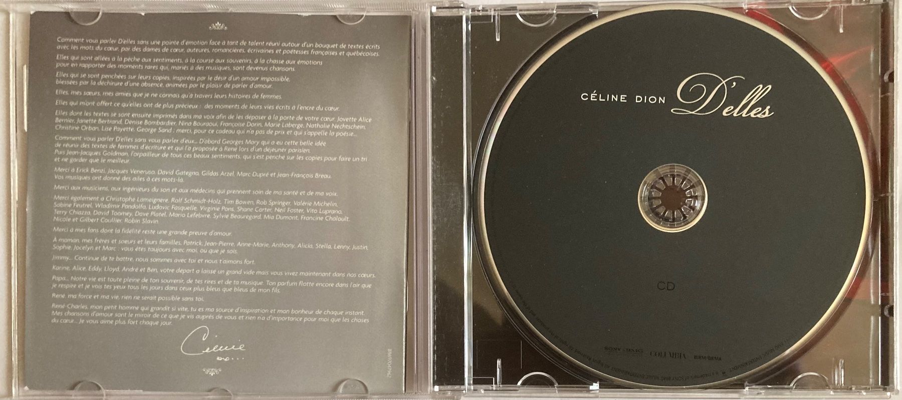CDs: CÉLINE DION - D'ELLES – Gebraucht aus Poliez-Pittet von Newtown-Records 2