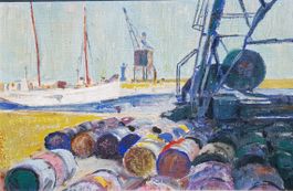 Ruckstuhl " Hafen von Nizza" -   Schweizer Kunst
