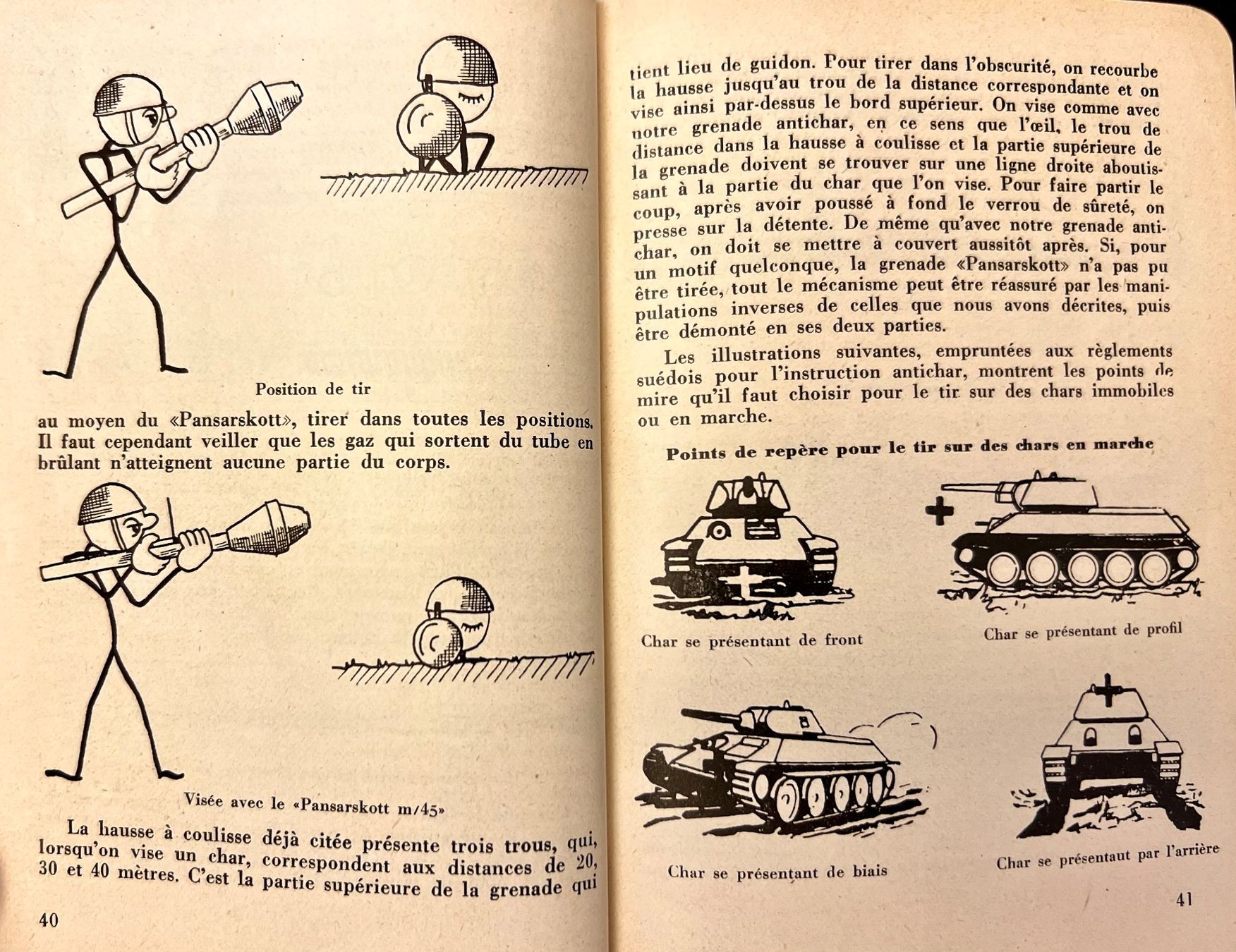 Libri: Règlement Panzerfaust achtung Panzer Char – Usato da Nyon venduto da 65d45 3