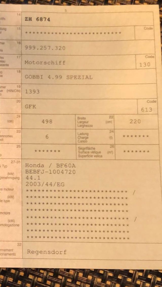 Gobbi Barche: Motorboot Gobbi 499 Spezial inkl. Strassentrailer – Usato da Regensdorf venduto da .Tom. 7