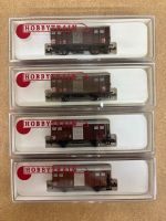 4er Set N Hobbytrain gedeckte Güterwagen 31072, 31079 SBB