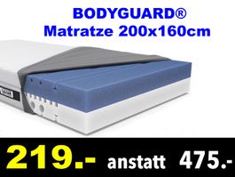 🔴 Matratze BODYGUARD® 200x160 cm mittelfest /544B
