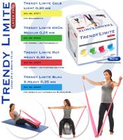 Fitnessbänder Trendy Limite 4er Set - NEU 4 x 2.00 m
