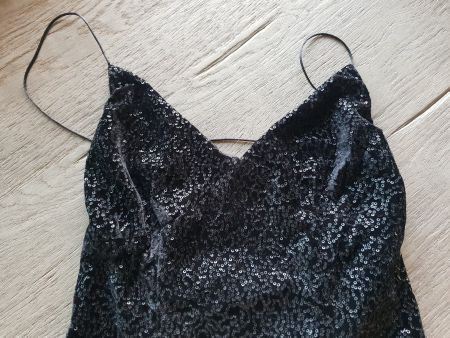 🐸 PULL & BEAR PAILLETTEN KLEID COCKTAILKLEID M