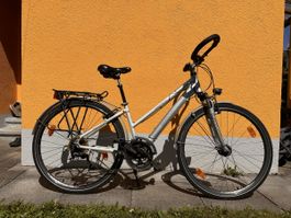 Citybike Silver Aluminium Frame 28 Inch Wheels Good