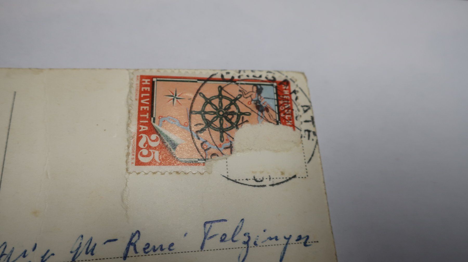 Cartes postales: Lago di Lugano e Monte S. Salvatore (défectueuse) – Défectueux à Cormoret par Pascalll2001 9