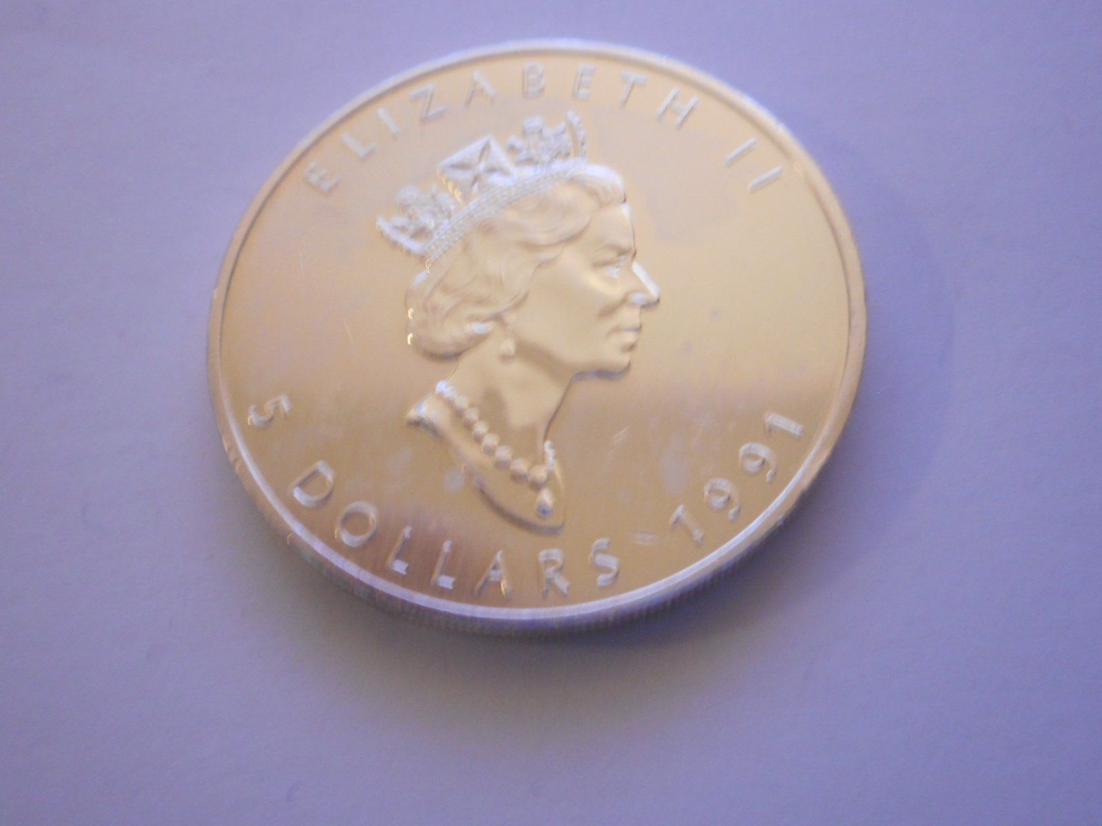 Tutti le monete: 1991 Silberunze Canada Maple Leaf – Nuovo (secondo la descrizione) da Kriegstetten venduto da pizlad2010 3