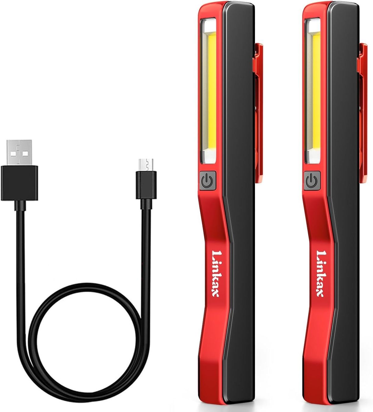 Lampade: 2x LED Arbeitsleuchte Taschenlampe mit Magnet – Nuovo e nell'imballaggio originale da Nuglar venduto da SaleRitter