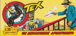 Italian comic strip TEX SERIE PUEBLO # 15 year 1965 UN BISCA