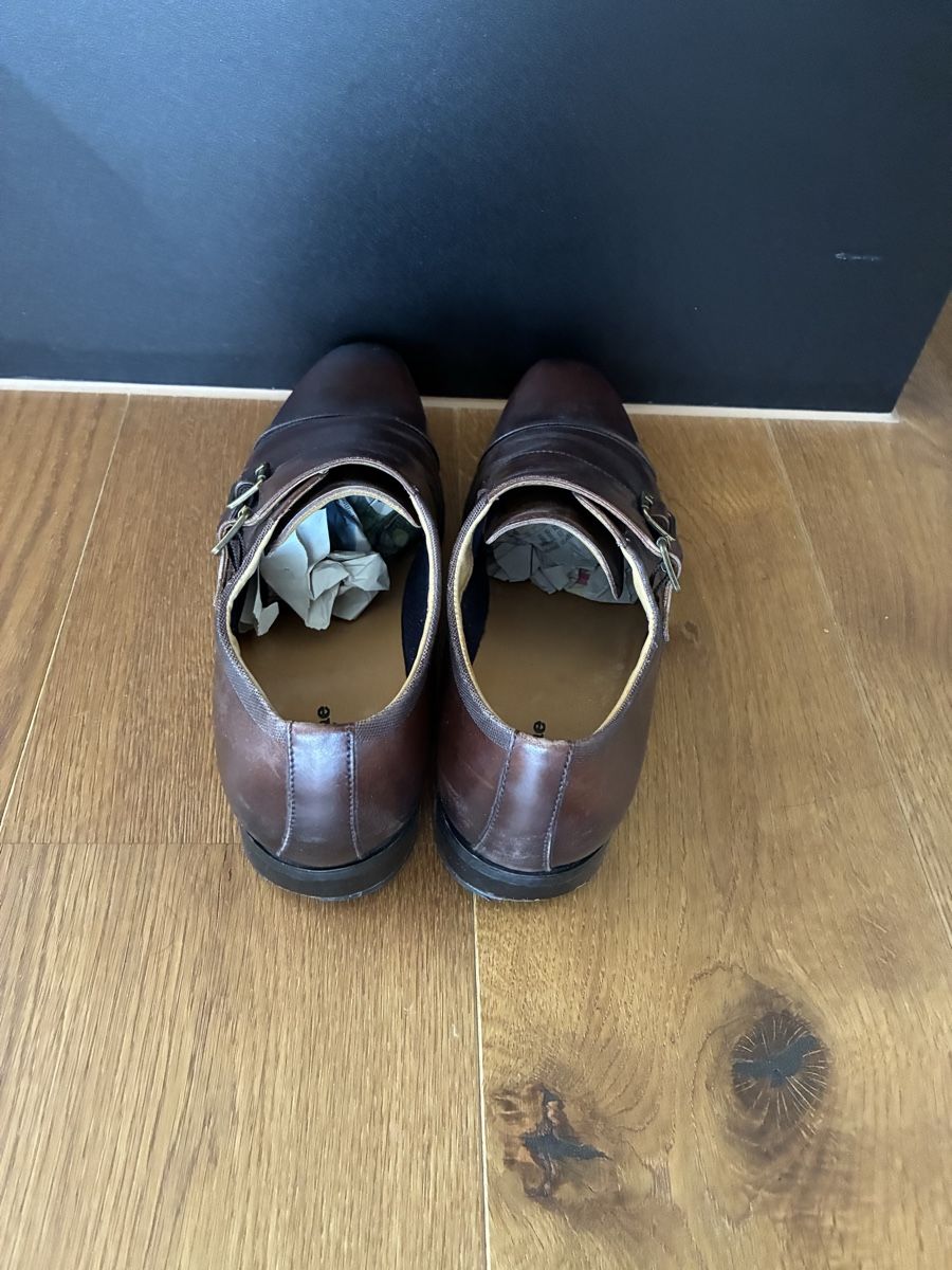 Dune London Herrenschuhe: Herren Lederschuhe Doppel monkstrap braun – Gebraucht aus Wangen SZ von el_paso08 3