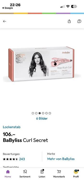 Fers à boucler & lisser: Babyliss curl secret – D'occasion à Basel par Tiffanymm 1