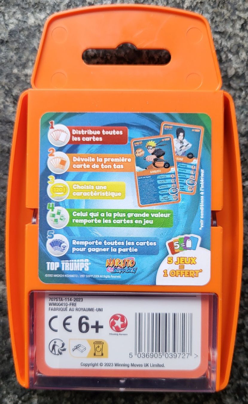Giochi: Jeu de cartes Naruto – Nuovo e nell'imballaggio originale da Montet (Glâne) venduto da KOADA 1