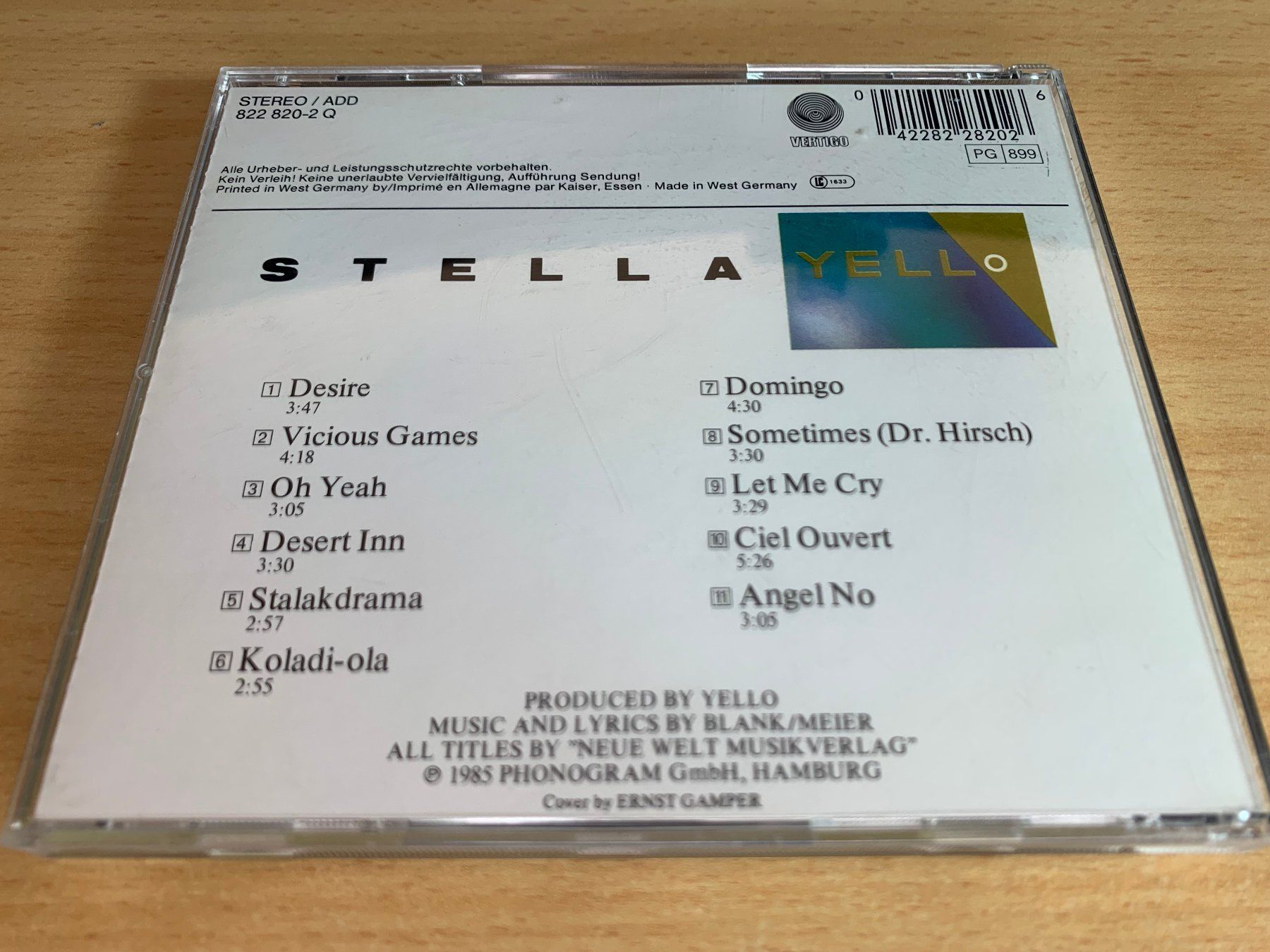CD: Yello – Stella – Usato da Rikon im Tösstal venduto da Alpenmutz 1