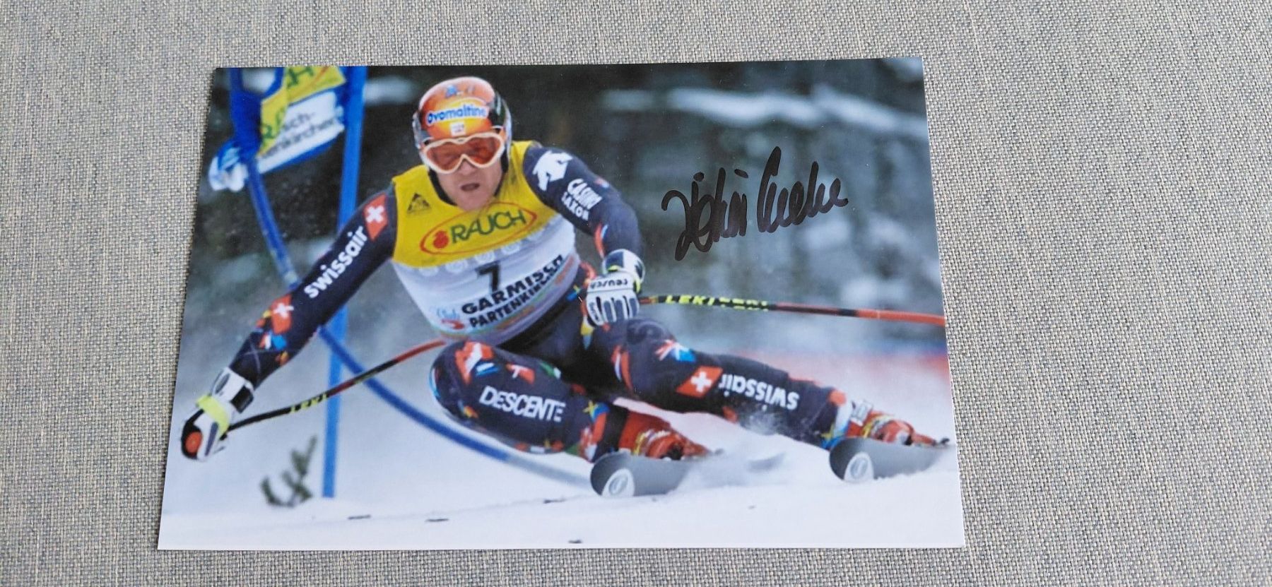 Autographes: Autogramm Didier Cuche – D'occasion à Schmerikon par Olympia04