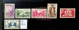 CAMEROUN SÉRIE DE  TIMBRES NEUFS*  1937. COTE 12 EUROS /T215