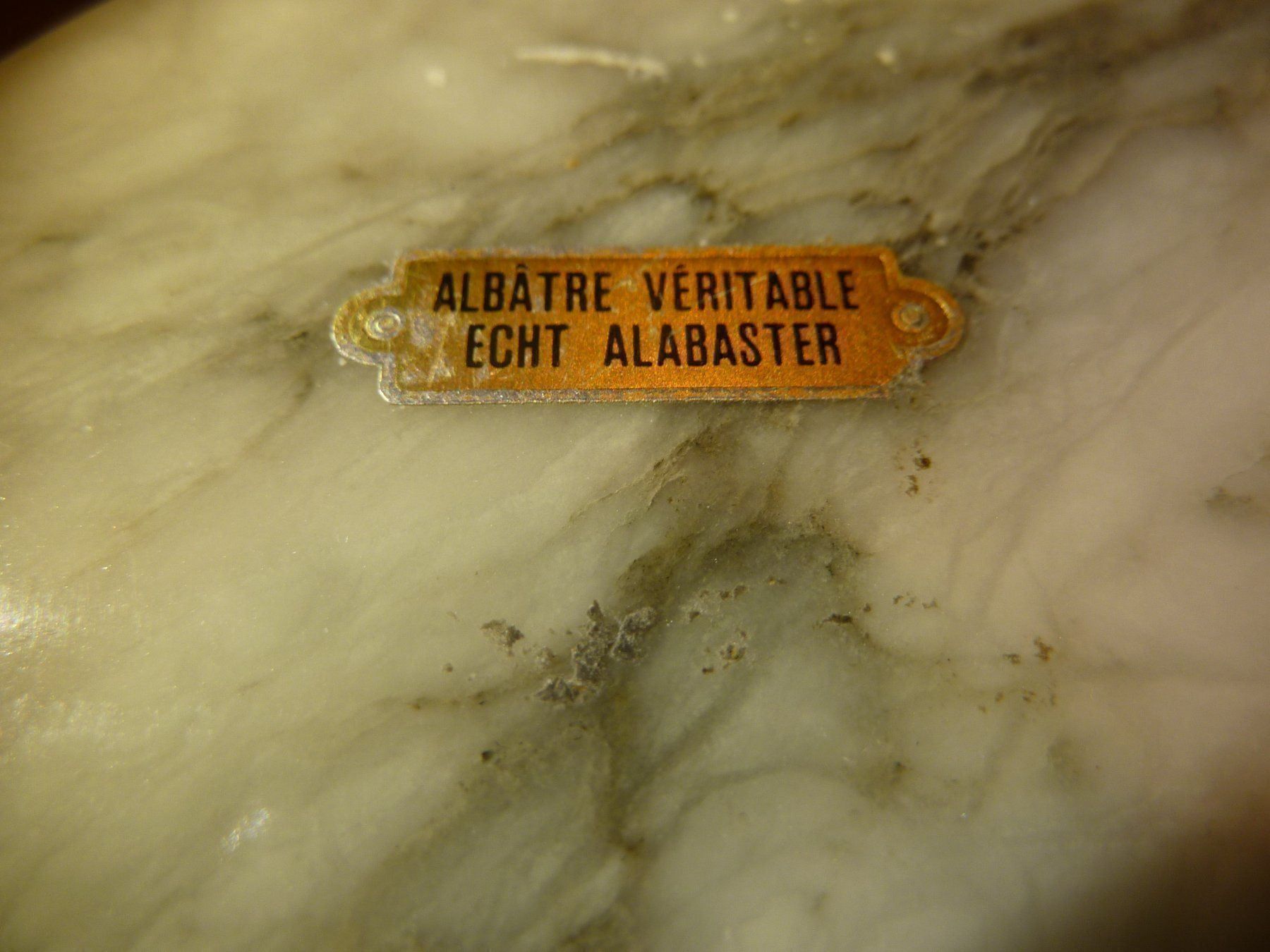 Portacenere: Aschenbecher vintage Echt  Alabaster – Usato da Hochfelden venduto da swissice 3