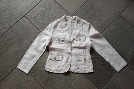 Mädchen Elsy Leinen Jacke gr. 9/10 J. (ca. 134/140)