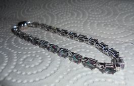 Echtschmuck: Mystik-Quarz Armband ca. 19.5 cm.