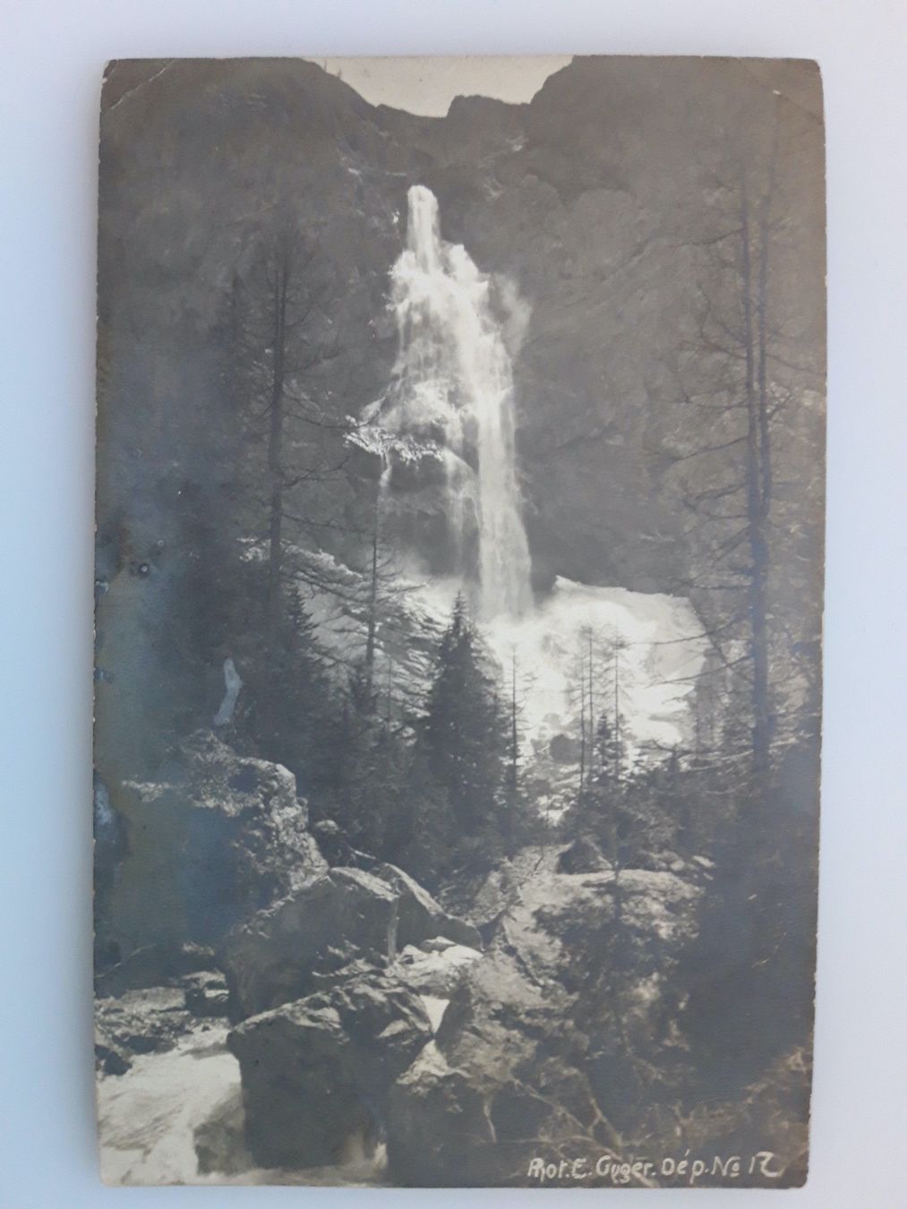 Cartoline postali: Adelboden Engstligenfälle 1917 – Usato da Sargans venduto da nicsam1815