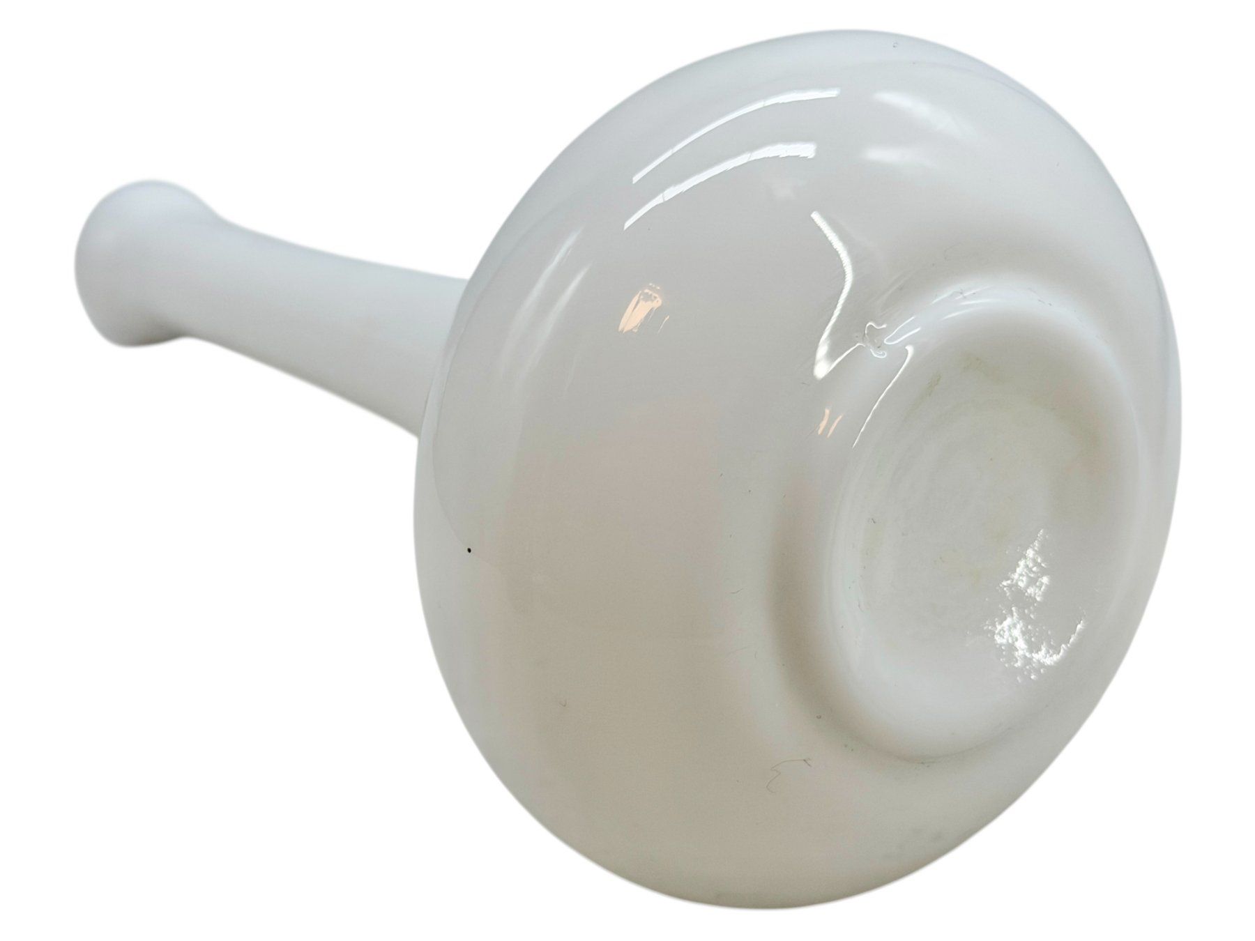 Vasi & Recipienti: Superbe vase soliflore ancien en opaline blanche – Usato da Morges venduto da vintix 7