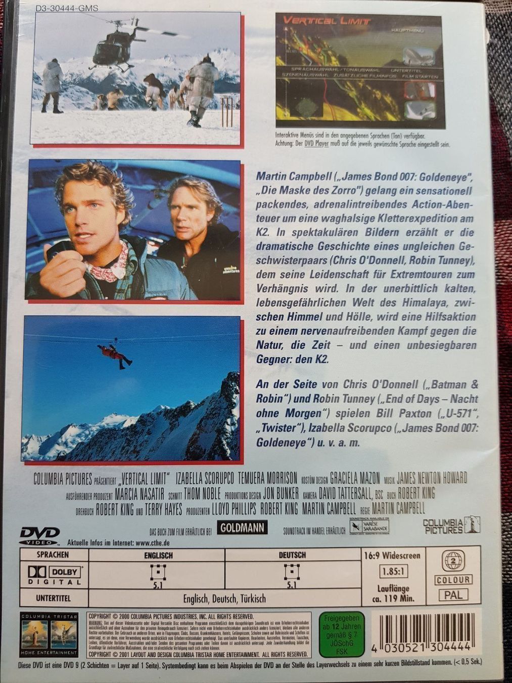 Alle DVDs: Vertical Limit – Gebraucht aus Dübendorf von kb86_MOVIE 1