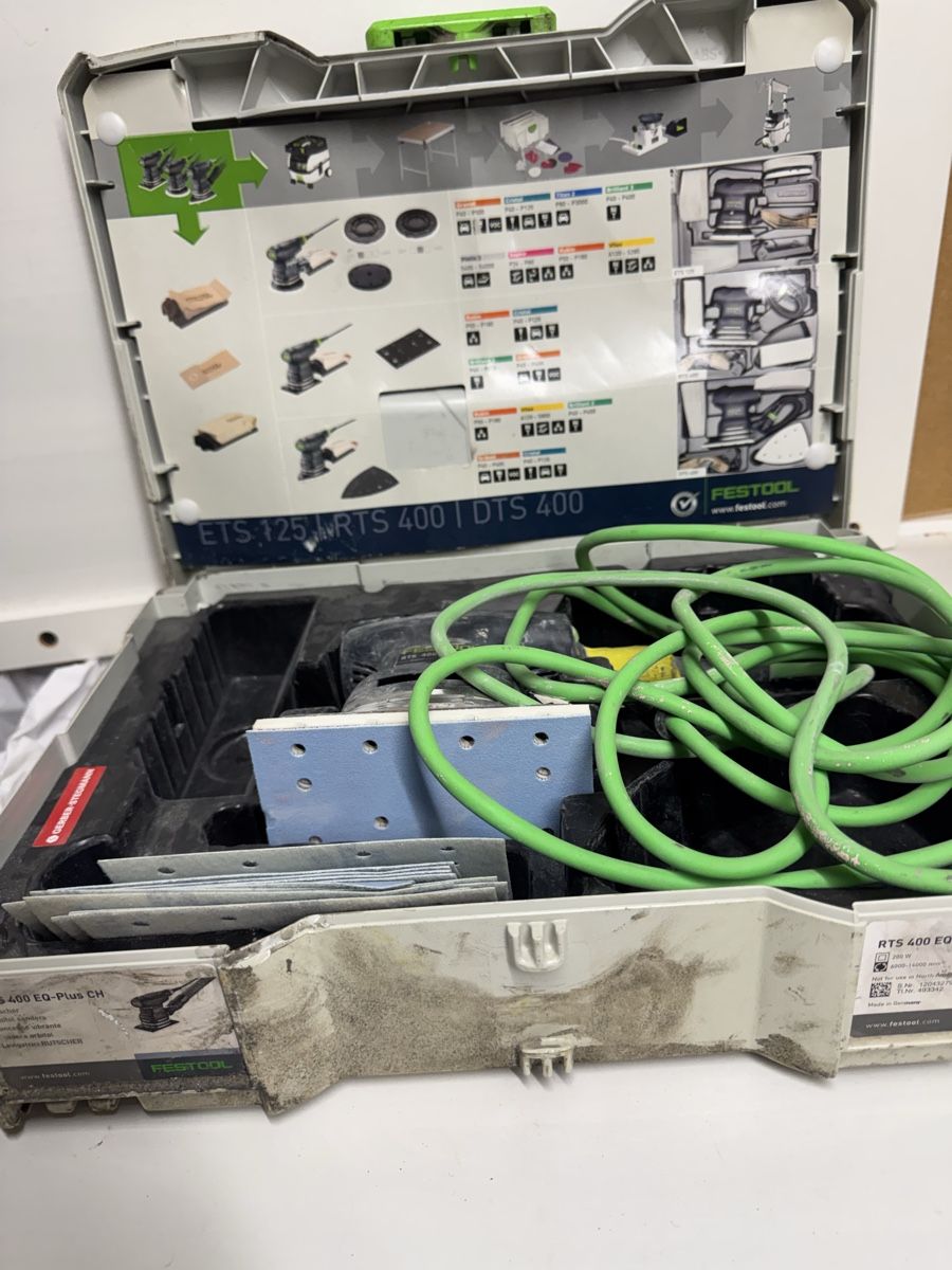 Festool Smerigliatrici & Lucidatrici: Ponceuse vibrante Festool RTS 400 EQ, systainer – Usato da Brügg BE venduto da Goob 4