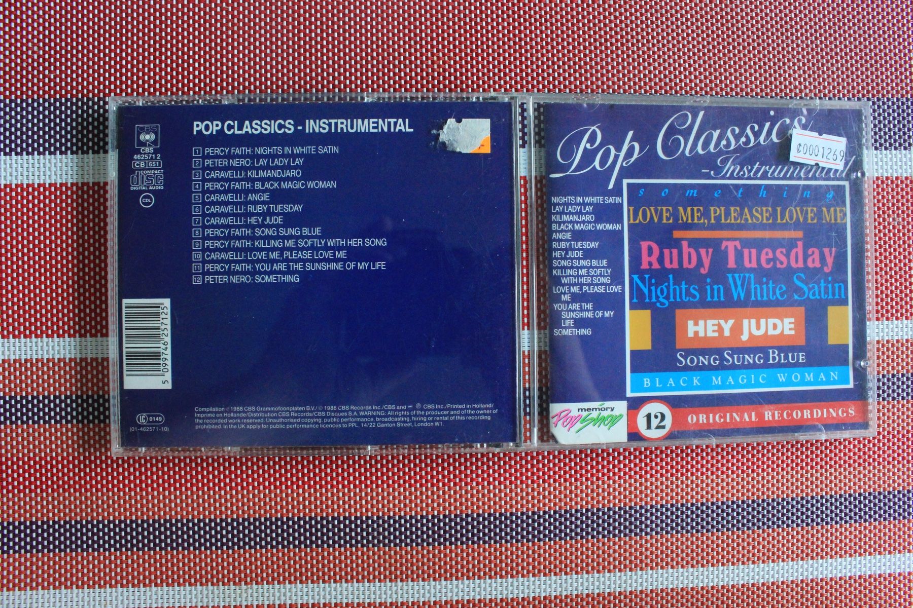 CD: Aa.vv Pop Classics - Instrumental. CD – Usato da Geroldswil venduto da CD-Verkauf-2022