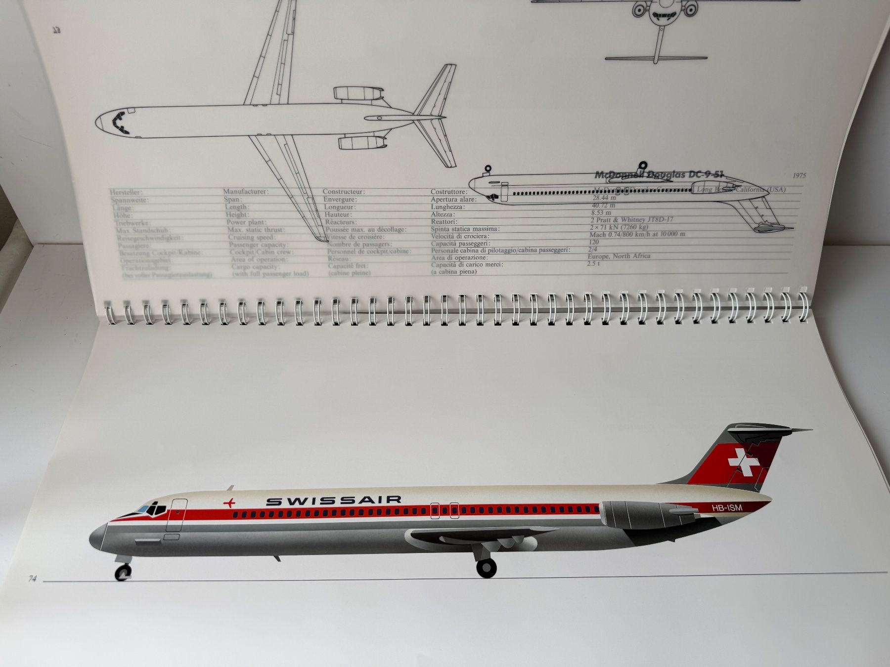 Livres: Swissair Flugzeug-Buch – D'occasion à Zwingen par moje1 7