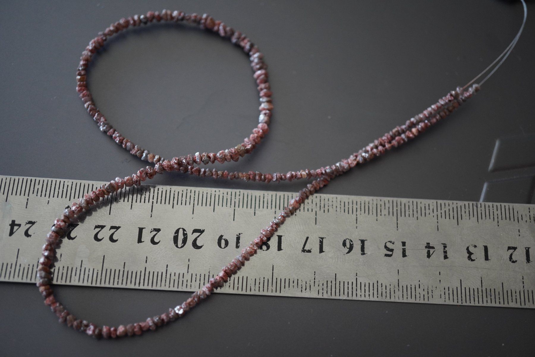 Pietre preziose: Diamanten Rot     Multicolor   Strang   ca 3mm – Nuovo e nell'imballaggio originale da Eschenbach SG venduto da topstone 7
