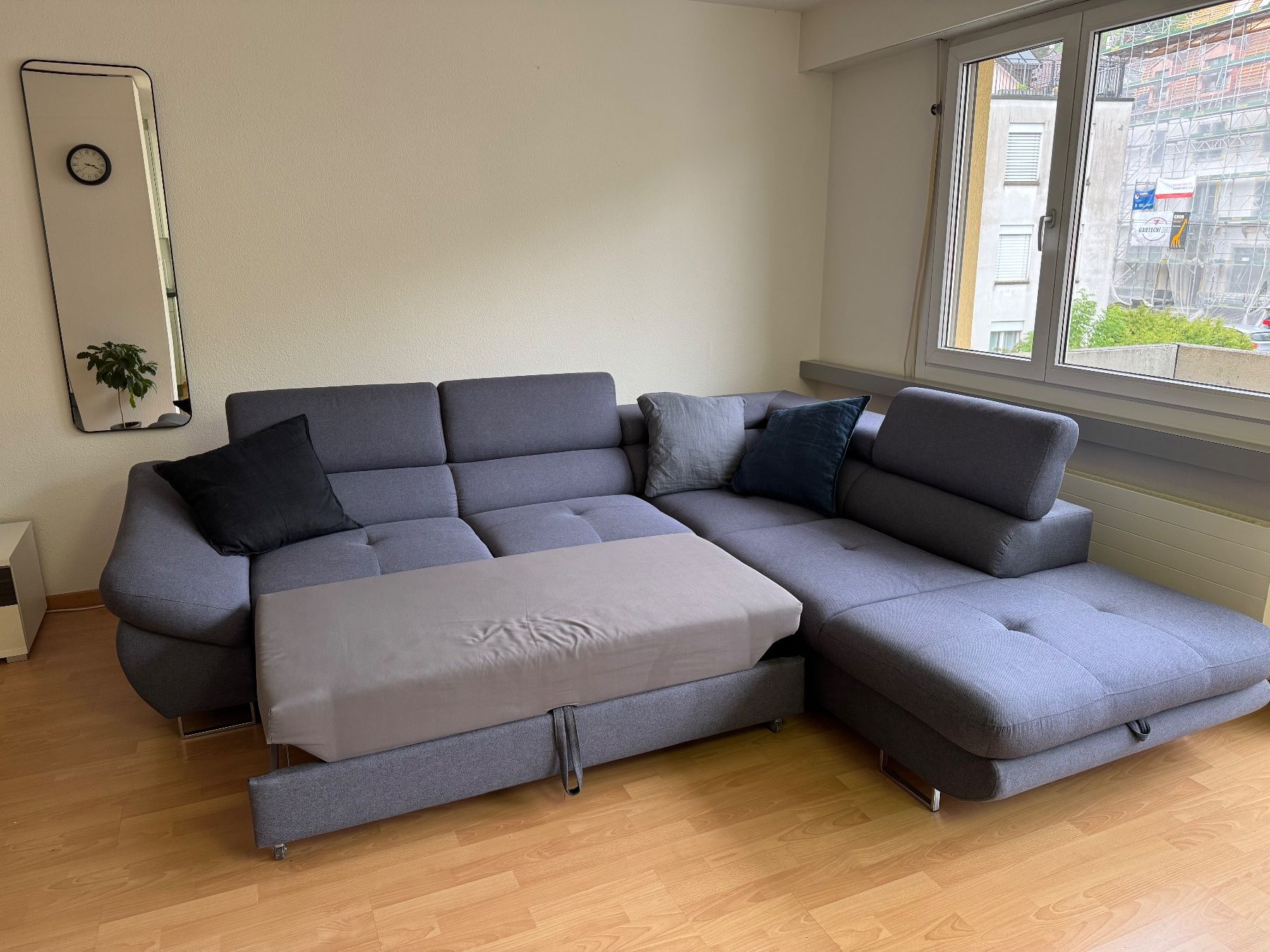 Sofas: Hom´in Ecksofa FABIO, Schlafsofa, blau – Gebraucht aus St. Gallen von cedisells 3