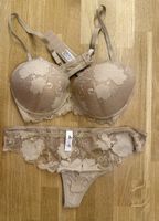 BH & Slip (Tanga) mit Spitze, Grösse 85B, neuwertig